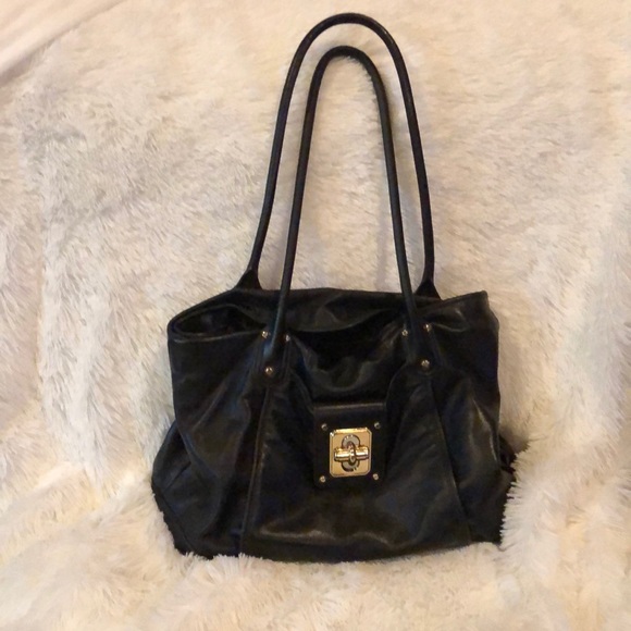 black leather women’s purse. By B makowsky - Picture 4 of 4